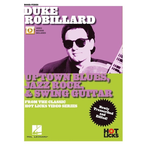 Duke Robillard - Uptown Blues Jazz Rock & Swing Guitar Book with Online Access