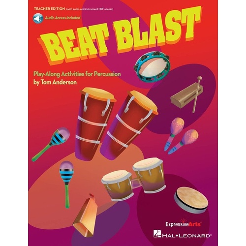 Beat Blast Playalong Activities for Percussion Teacher Edition