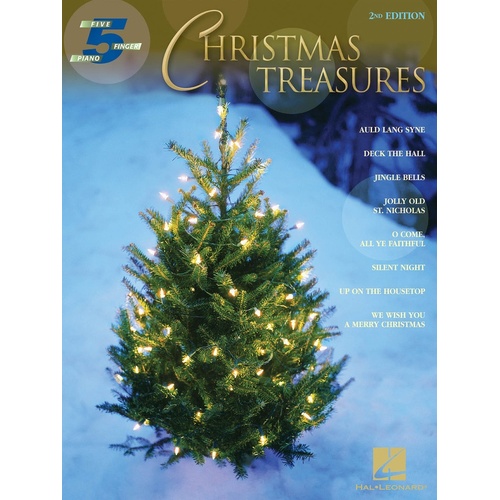 Christmas Treasures 5 Finger Piano (Softcover Book)