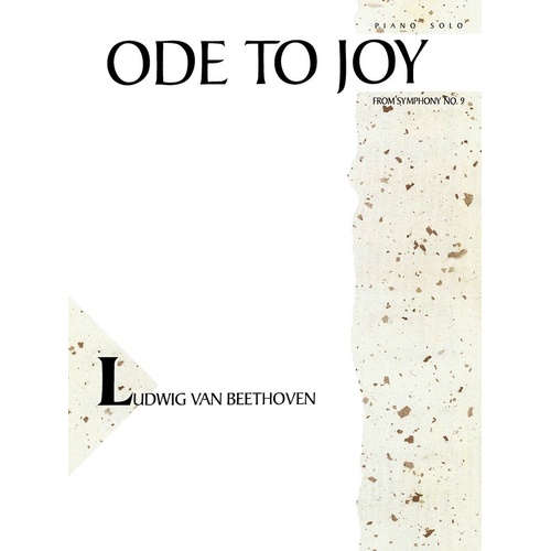 Ode To Joy Piano Solo (Sheet Music)