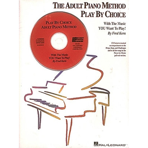Play By Choice CD Accomp Adult Piano Method (CD Only)