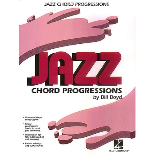 Jazz Chord Progressions Book for Piano by Hal Leonard, 96 Pages