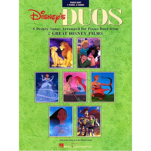 Disney Duos 5 Finger Piano (Softcover Book)