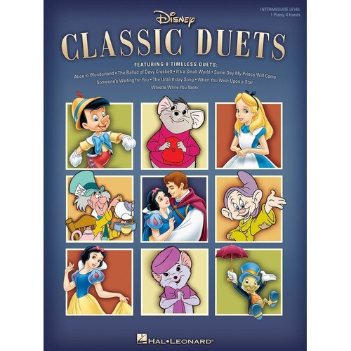 Disney Classic Duets Int Piano 1Piano/4Hands (Softcover Book)