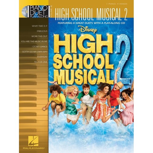 High School Musical 2 Piano Duet Play Along V18 (Softcover Book/CD)