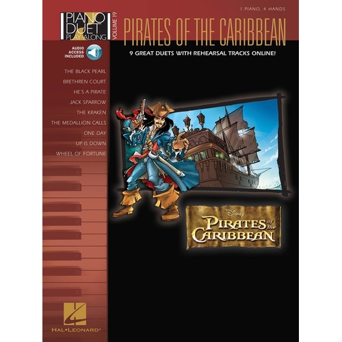 Pirates Of The Caribbean Piano Duet Play V19 (Softcover Book/CD)