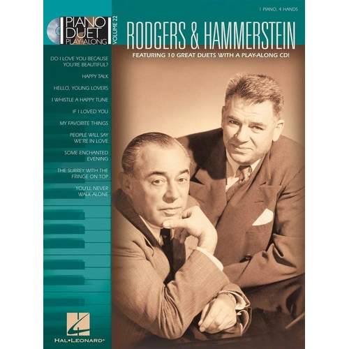 Rodgers & Hammerstein Piano Duet Play-Along Volume 22 with CD - 10 Songs, 64 Pages