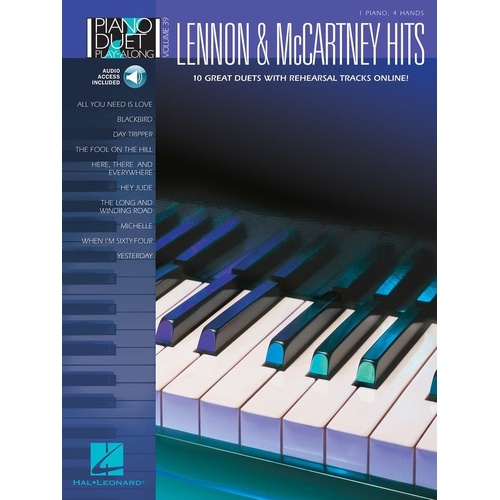 Lennon & McCartney Hits Piano Duet Play-Along V36 BK/OLA