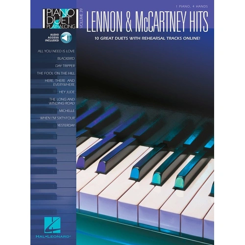 Lennon & McCartney Hits Piano Duet Play-Along V36 BK/OLA