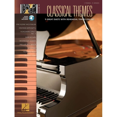 Classical Themes Piano Duet Play-Along V40 BK/OLA