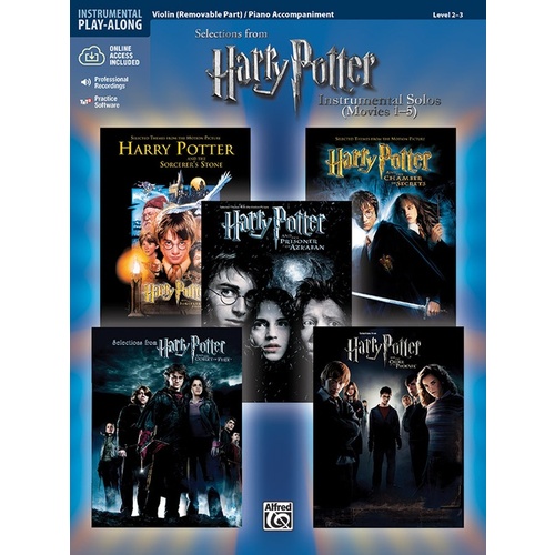 Harry Potter Solos Movies 1-5 Violin Book/CD