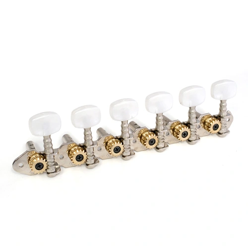 Van Gent 6/6 Economy 12-String Steel Machine Heads on Plate - Nickel