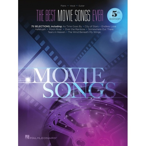 The Best Movie Songs Ever - 5th Edition PVG Songbook