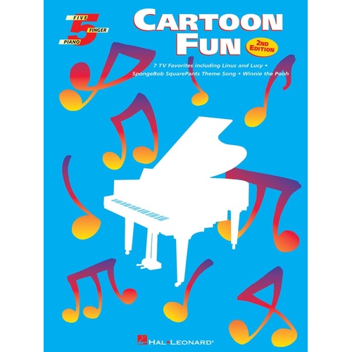Cartoon Fun 5 Finger Piano 2nd Edition (Softcover Book)