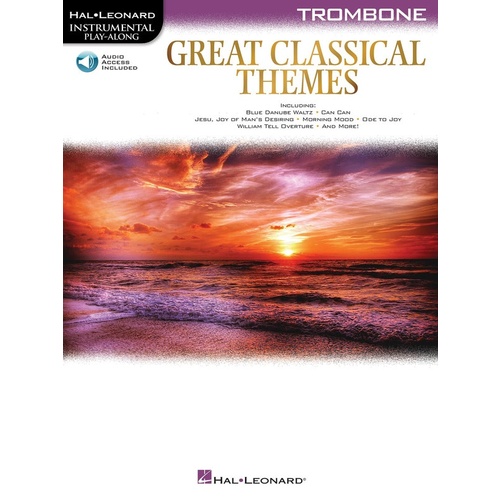 Great Classical Themes For Trombone Book/Online Audio