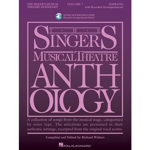 Singers Musical Theatre Anth V7 Soprano Book/Online Audio