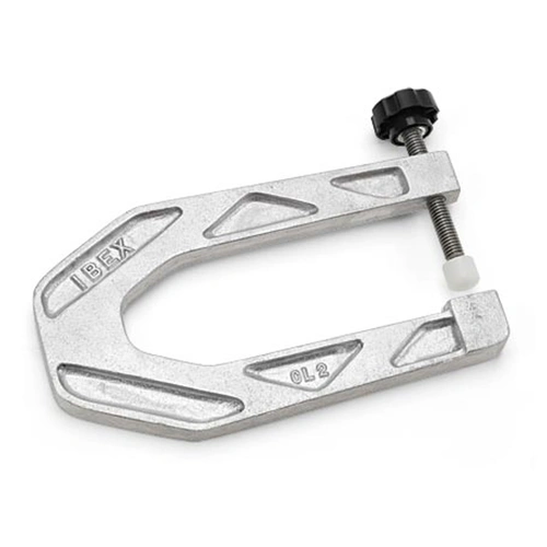 Ibex 6in Throat Guitar Bridge Gluing Clamp - Lightweight Aluminum
