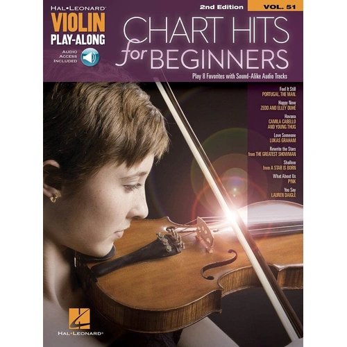 Chart Hits for Beginners Violin Play-Along V51 BK/OLA