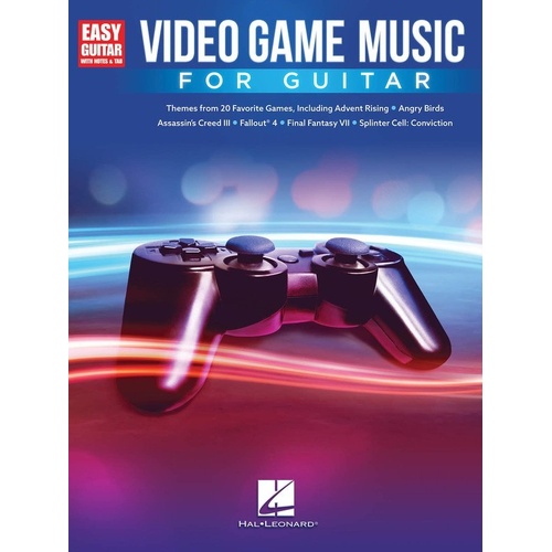 Video Game Music for Guitar: Easy Notes & Tab - 64 Pages by Hal Leonard