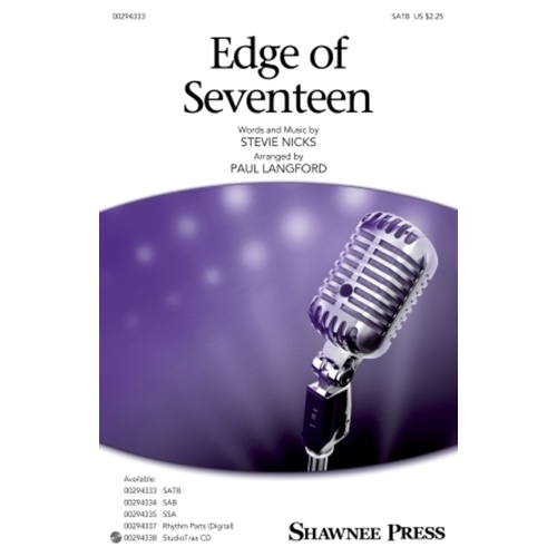 Edge Of Seventeen StudioTrax CD
