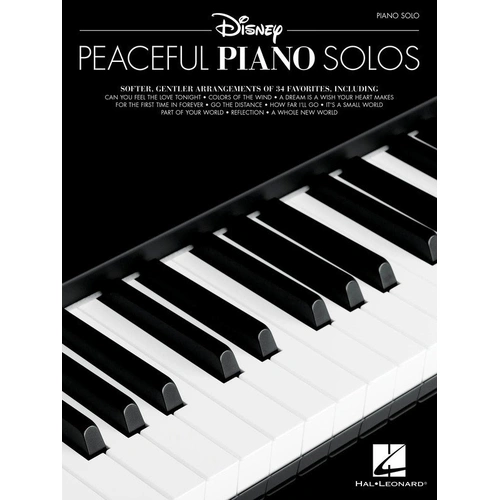 Disney Peaceful Piano Solos Songbook for Piano