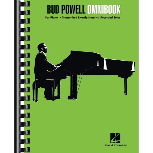 Bud Powell Omnibook for Piano - 35 Transcriptions, 272 Pages, Hal Leonard