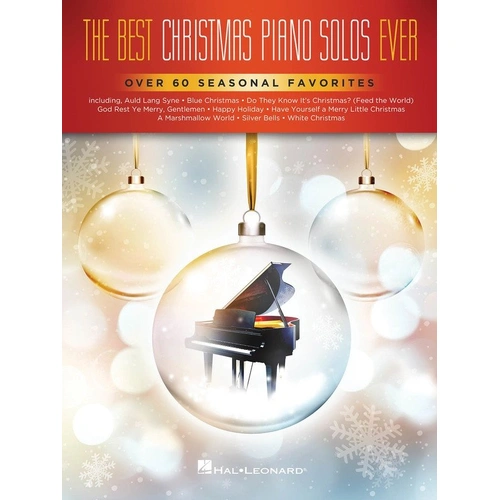 The Best Christmas Piano Solos Ever - Hal Leonard - 176 Pages - Piano Solo