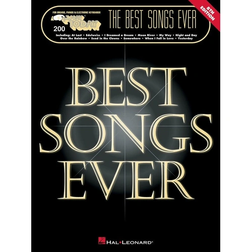 The Best Songs Ever 8th Edition E-Z Play 200 for Keyboard