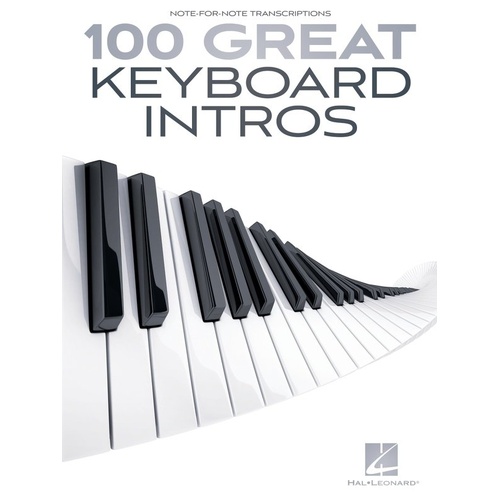 100 Great Keyboard Intros by Hal Leonard