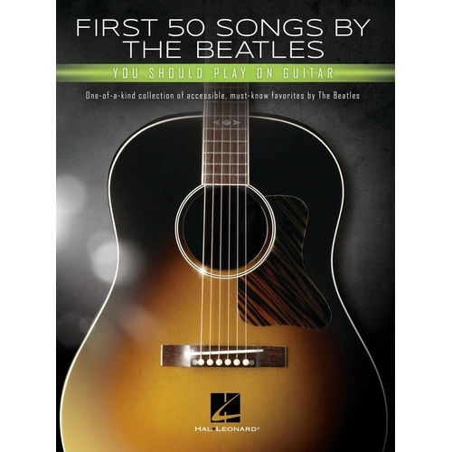 First 50 Songs by the Beatles Guitar Tab Book