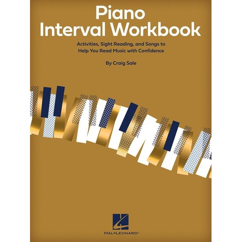 Piano Interval Workbook by Hal Leonard, 48 Pages