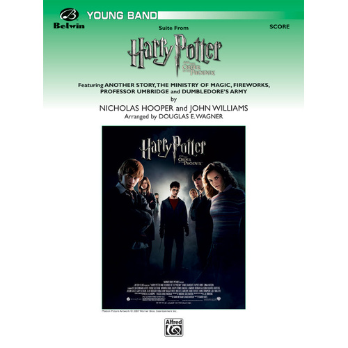 Selections Harry Potter & Order of Phoenix Concert Band Sheet Music by Williams John / Hooper Nicholas