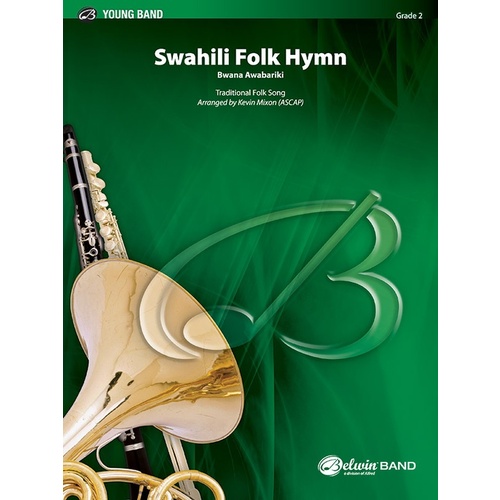 Swahili Folk Hymn Bwana Awabariki Concert Band Sheet Music Grade 2