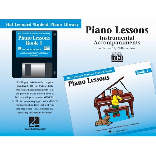 Piano Lessons Book 1 General MIDI Disk by Hal Leonard