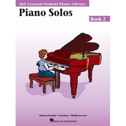 Piano Solos Book 2 by Hal Leonard - 32 Pages, Original Compositions, Includes CD Accompaniments, Various Musical Styles