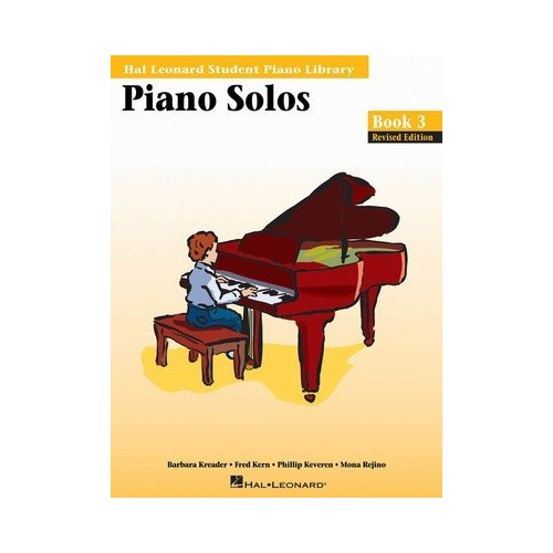 Piano Solos Book 3 by Hal Leonard - 32 Pages, Original Compositions from 14 Composers, Includes CD Accompaniments