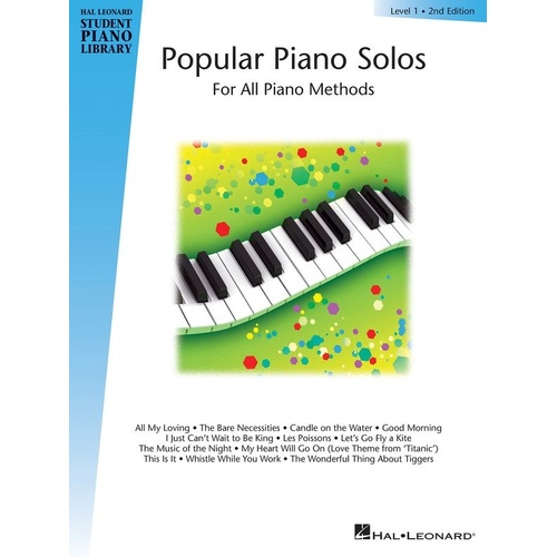 Popular Piano Solos Level 1 - 2nd Edition by Hal Leonard