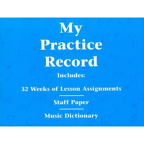 Hal Leonard My Practice Record for Piano - 32 Pages