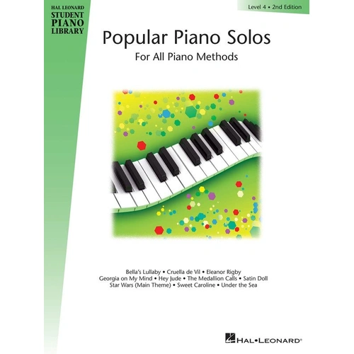 Popular Piano Solos Book 4 2nd Edition by Hal Leonard