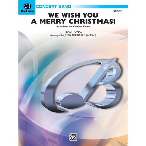 We Wish You a Merry Christmas Concert Band Sheet Music Grade 3