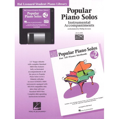 HLSPL Popular Piano Solos 2 Midi (MIDI Disk Only)