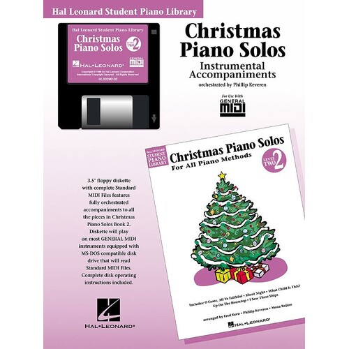 HLSPL Christmas Piano Solos 2 Midi (MIDI Disk Only)