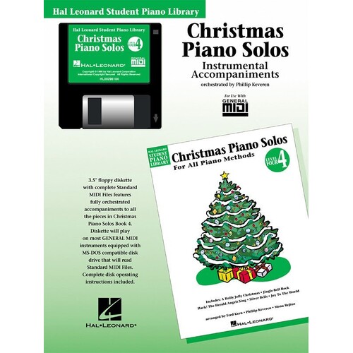 HLSPL Christmas Piano Solos 4 Midi (MIDI Disk Only)