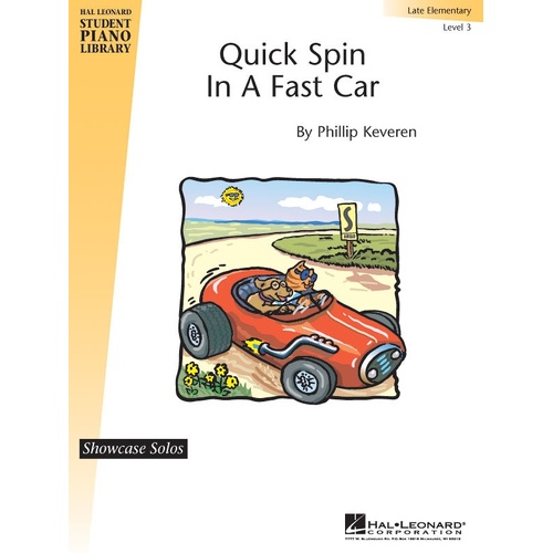 HL Student Piano Lib Quick Spin In Fast Car L/El (Sheet Music)
