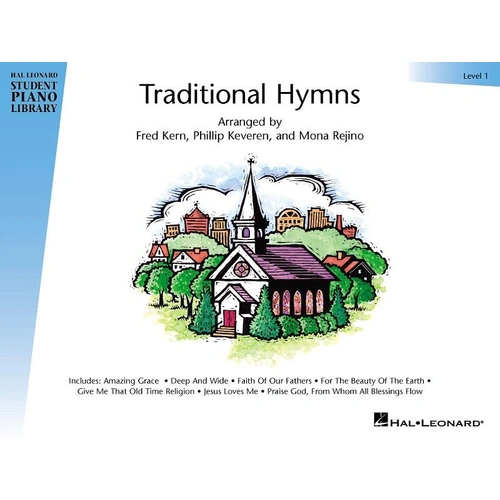 Hal Leonard Traditional Hymns Book 1 for Piano - Level 1, 16 Pages