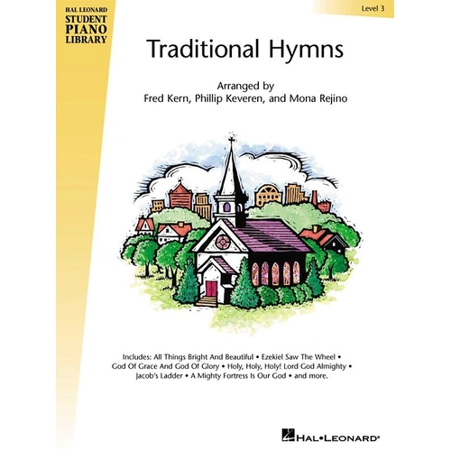 Hal Leonard Traditional Hymns Book 3 for Piano - Level 3, 32 Pages