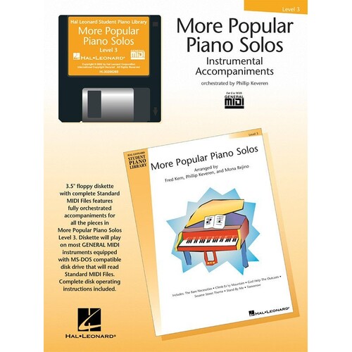 HLSPL More Popular Piano Solos 3 Midi (MIDI Disk Only)