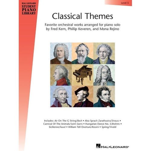 Classical Themes - Level 5 for Piano, Hal Leonard, 40 Pages