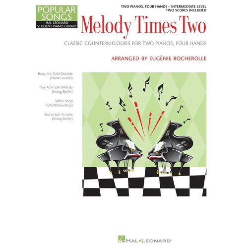HLSPL Melody Times Two 2 Pianos 4 Hands (Softcover Book)