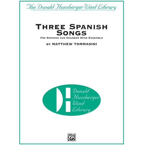 Three Spanish Songs Concert Band Sheet Music Grade 5